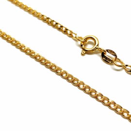 CADENA ORO 18KT BARBADA 60CM D2,25X0,85MM PESO G4,30