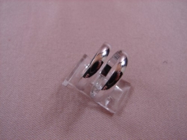 ALIANZA ORO BLANCO 18KT MEDIA CAÑA CLASSIC D3MM PESO G1,70 - 2,25