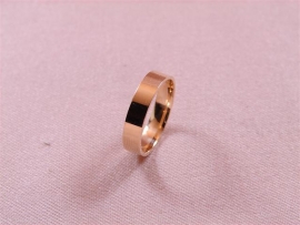 ALIANZA ORO 18KT LISA PLANA D4MM PESO G3,15