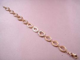 PULSERA ORO 18KT OBALES PESO G5,80, LONGITUD 19,5CM, ANCHO 1CM