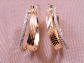 AROS ORO 18KT DOBLE D28X10X7MM PESO G5,05