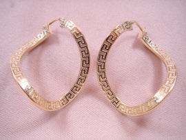 AROS ORO 18KT GRECA CON GIRO PLANA D27X4X2MM PEOS 4,05