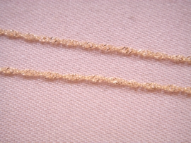 CADENA ORO 18KT SINGAPUR 40CM 1MM PESO G1,35