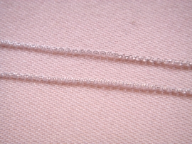 CADENA ORO 18KT ROLO FINO BLANCO PESO G1,8