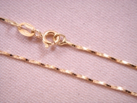 CADENA ORO 18KT SIGAPUR BRILLO PESO G2,4 L40CM 1MM