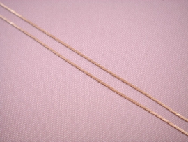 CADENA ORO 18KT ESE DOBLE FINA 60CM D1MM PESO G2,15