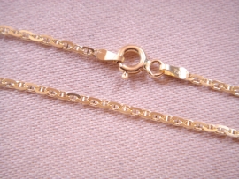 CADENA ORO 18KT 45CM D1,25X0,5MM PESO G3,05