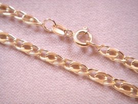 CADENA ORO 18KT TRAVESIÑO 60CM D3,5X1,5MM PESO 8G 