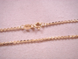 CADENA ORO 18KT ANILLAS 45CM D1,5MM PESO G3,25