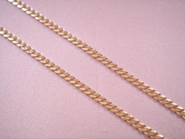 CADENA ORO 18KT BARBADA 60CM D3X1MM PESO G13,75