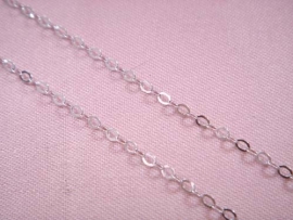 CADENA ORO 18KT BLANCO OBAL PESO 2,15G L40CM