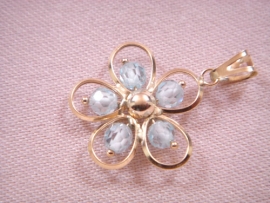 COLGANTE ORO 18KT ROSETA PESO G1,65 D20MM