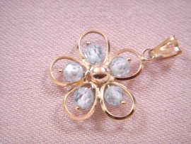 COLGANTE ORO 18KT ROSETA PESO G1,65 D20MM