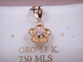 COLGANTE ORO 18KT ESTRELLA PESO G0,5 D10MM