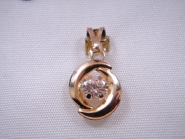 COLGANTE ORO 18KT CIRCONITAS PESO G0,5 D10MM