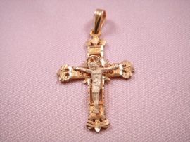 CRUZ ORO 18KT FILIGRANA CRISTO D38X23MM PESO G3,65