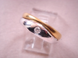 ANILLO ORO 18KT BRILLANTE (H-VS1) 0,15 CTS PESO G3,40