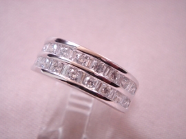 ANILLO ORO 18KT BRILLANTES PESO G5,35 K0,77 18 P BG