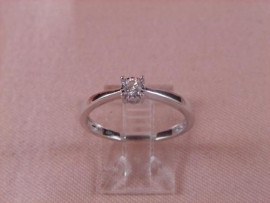 ANILLO 18KT BRILLANTES 1P (SI H) 0,11KT G2,75 D4,9MM 