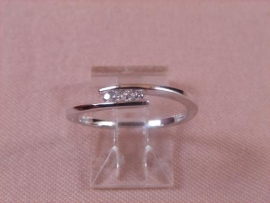 ANILLO ORO 18KT BRILLANTES 4P (SI H) 0,06KT G2 D4,2MM