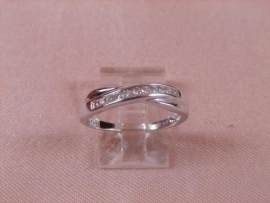 ANILLO ORO 18KT BRILLANTES 11P (SI H) 0,16KT PESO G2,4 D3MM