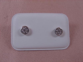 PENDIENTES ORO 18KT BRILLANTES CIRCULO 0,20KT H-VS