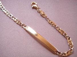 ESCLAVA ORO 18KT MACIZA D4,2MM 17CM PESO G5,85