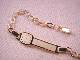 ESCLAVA ORO 18KT BEBE RELOJ PESO G2,45