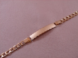 ESCLAVA ORO 18KT ESLABON 17CM PESO G2,55 D32X5,8MM