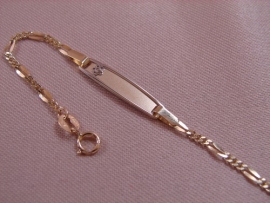 ESCLAVA ORO 18KT BEBE 14CM PESO G1,8 D22X5MM