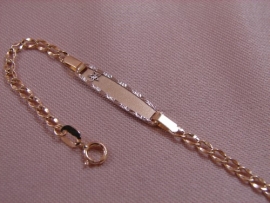 ESCLAVA ORO 18KT BEBE 14CM G1,45 C23X5MM