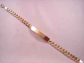 ESCLAVA ORO 18KT MACIZA 22CM D8X2MM PESO G31,35