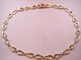 GARGANTILLA ORO 18KT ESTAMPADO PIEFRAS PESO G33,1, LONGITUD 45CM, ANCHO 9,5X2,95MM