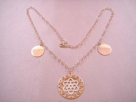 GARGANTILLA ORO 18KT LASER CIRCULO PESO G6,65