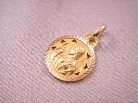 MEDALLA ORO 18 KT CORAZON DE JESUS  PESO G1,80 D16MM