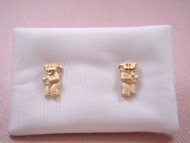 PENDIENTE ORO 18KT BEBE ELEFANTE SATINADO PESO 1,25G D10X5MM