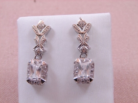 PENDIENTES ORO 18 KILATES CIRCONITA PESO 3,3 