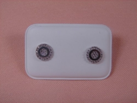 PENDIENTES ORO 18KT Y CIRONITA G1,8 D7,75MM