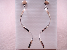 PENDIENTES ORO 18KT TIRABUZON SIMPLE D50MM PESO G3,00