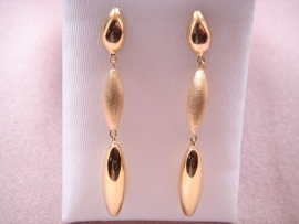 PENDIENTES ORO 18KT LAGRIMAS D38X6MM PESO G4,05