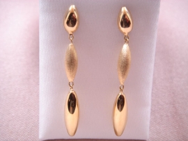 PENDIENTES ORO 18KT LAGRIMAS D38X6MM PESO G4,05