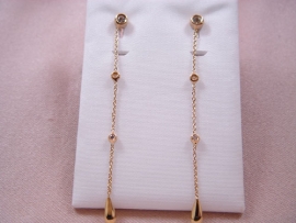 PENDIENTES ORO 18KT LARGO D45MM PESO G2,80