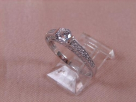 ANILLO PLATA 925MM  ZIRCONITA G2,8