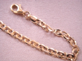 PULSERA ORO 18KT PLANA PESO G4,75, LONGITUD 18,5CM, ANCHO 3,5MM, GROSOR 0,9MM