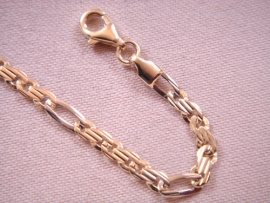 PULSERA ORO 18KT PLANA PESO G4,55, LONGITUD 18,5CM, ANCHO 4,3MM GROSOR 0,5MM