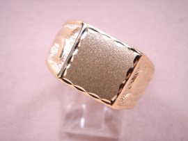 SELLO ORO 18KT FLOR HOMBROS D12X12MM PESO 11G