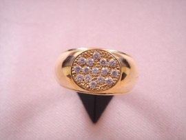 ANILLO ORO 18KT BOCEL CIRCONITAS D11X12MM PESO 6,90G