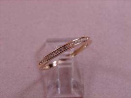 ANILLO ORO 18KT CARRIL FINO PESO G1,7 D2X2