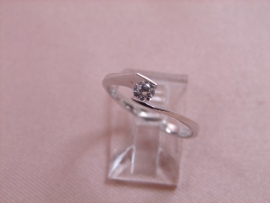 ANILLO ORO 18KT SOLITARIO FILETIN PESO G1,95 D4,5MM