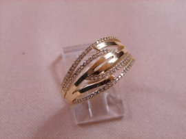 ANILLO ORO 18KT CIRCONITAS PESO G3,75 D11MM